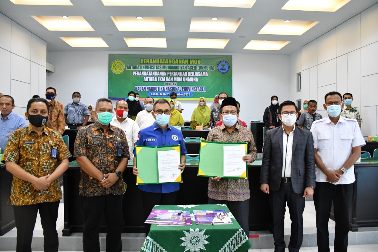 Unmuha Menandatangani MoU dengan BNNP Aceh