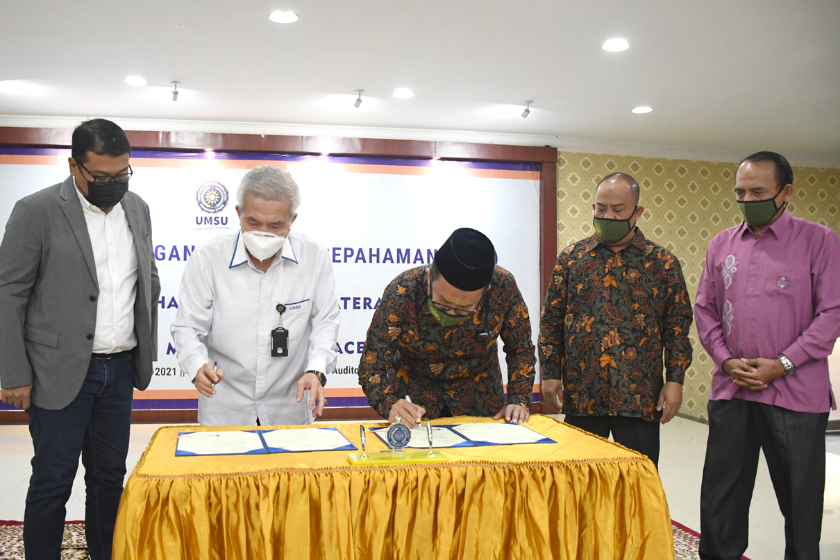 Untuk Kemajuan, Unmuha dan Umsu Aceh Jalin Kerjasama Strategis